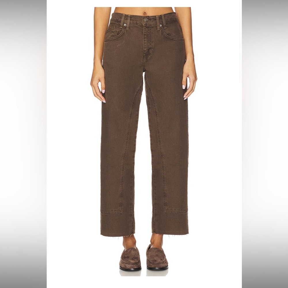 We The Free Risk Taker Straight Pant In Workwear (brown hue)